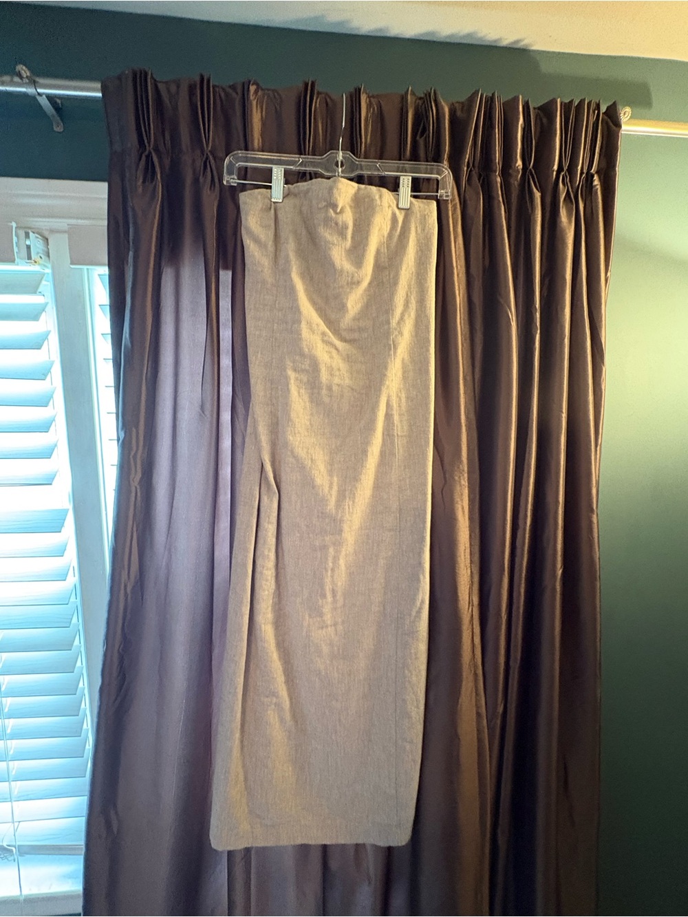 Abercrombie & Fitch light beige tea dress